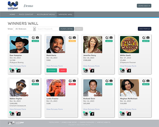 WebPwr Winners Wall